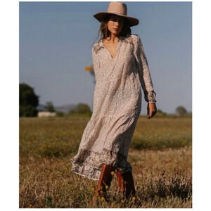 Billabong Storm Rider Floral Midi dress NWT Boho